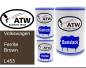 Preview: Volkswagen, Ferrite Brown, L453: 500ml Lackdose + 500ml Klarlack + 250ml Härter - Set, von ATW Autoteile West.